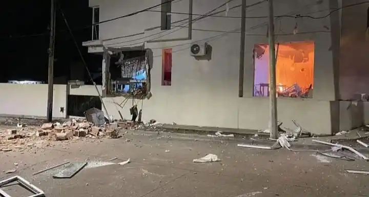 Video: Fuerte explosión en Tandil destruyó por completo un local gastronómico nuevo