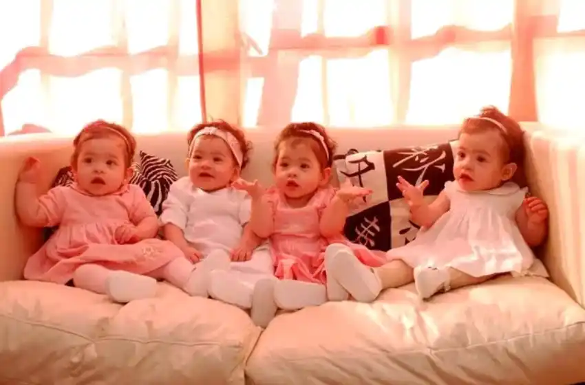 Cuatrillizas marplatenses: a 12 años del embarazo que causó asombro en la ciudad