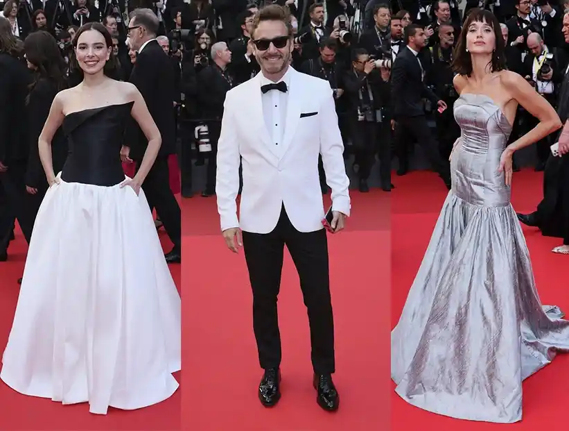 Benjamín Vicuña, Brenda Gandini y Papryka.