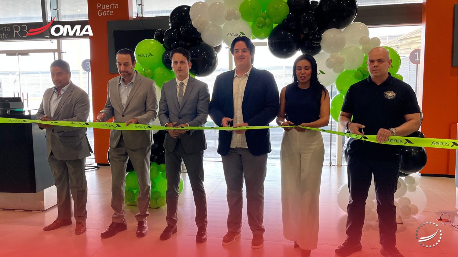 Aerus inaugurated its flights between Monterrey and Brownsville