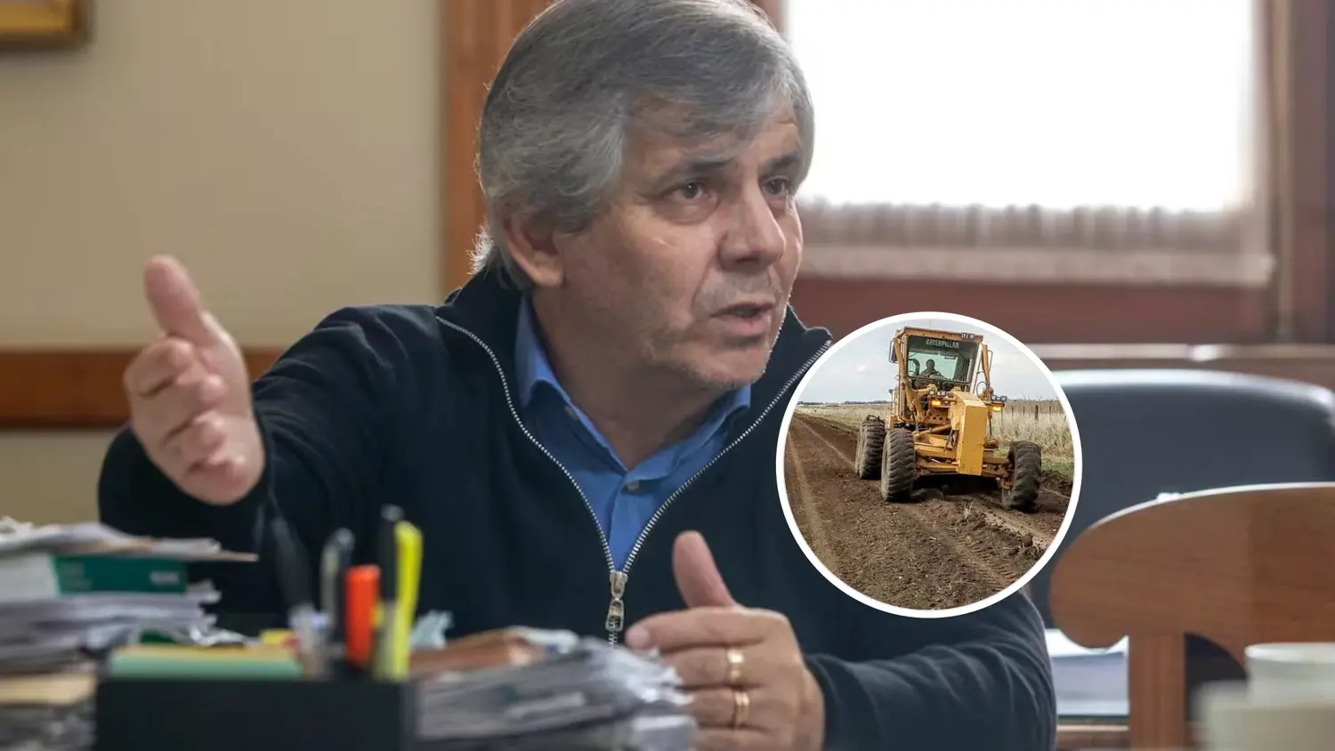 "Basta de verso": Britos explicó su plan para que los productores decidan qué caminos rurales arreglar con la tasa vial