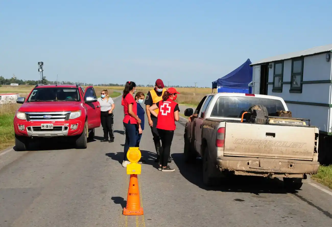 Se reforzó el protocolo de actuación en los puestos de control sanitario en las rutas