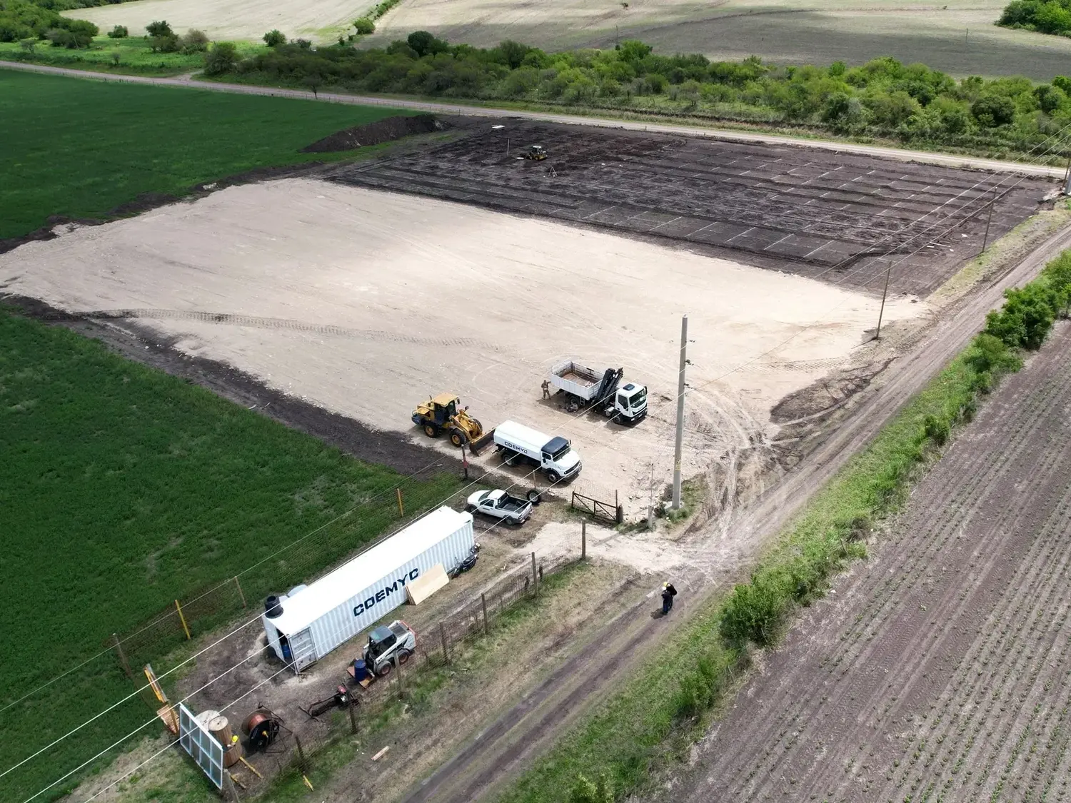 Enersa realiza trabajos para la construcción de la nueva Estación Transformadora Viale