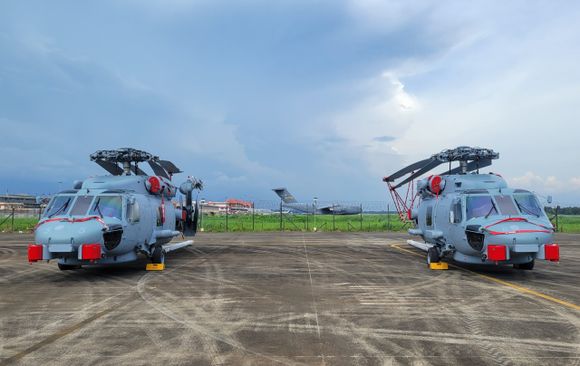 Indian Navy receives its first three MH-60R ASW helicopters