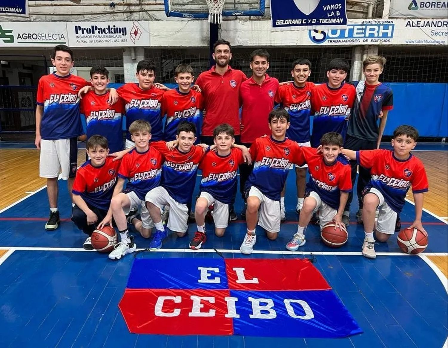 Los chicos de Asociación El Ceibo
