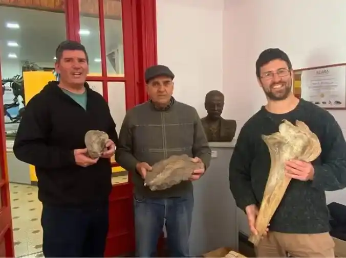 Vecinos donaron numerosos restos fósiles al Museo Almeida de Gualeguaychú