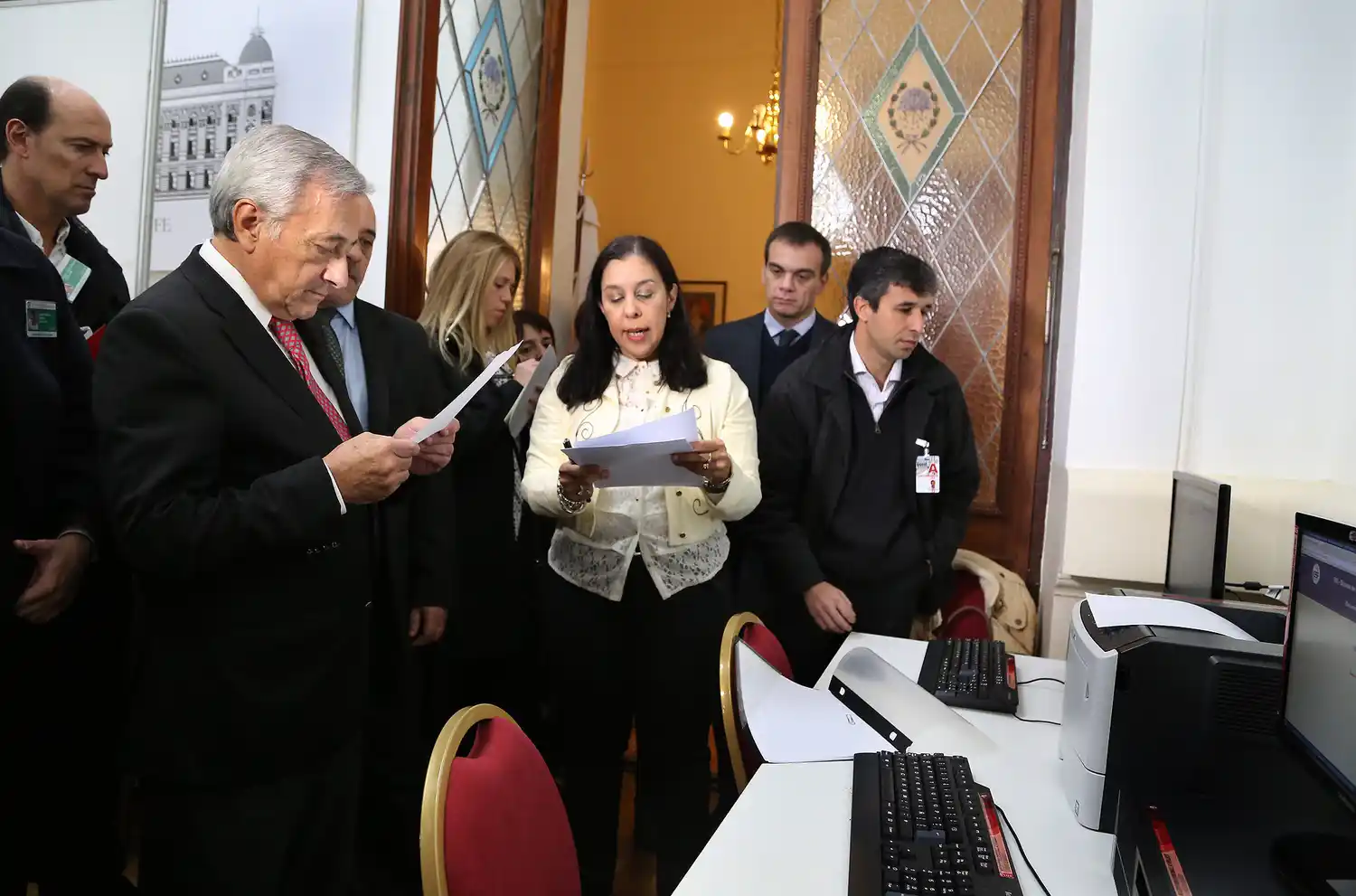 Según observadores, el comicio se realizó con normalidad