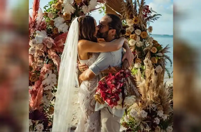 Tras 16 años en pareja, se casaron Diego Torres y Débora Bello