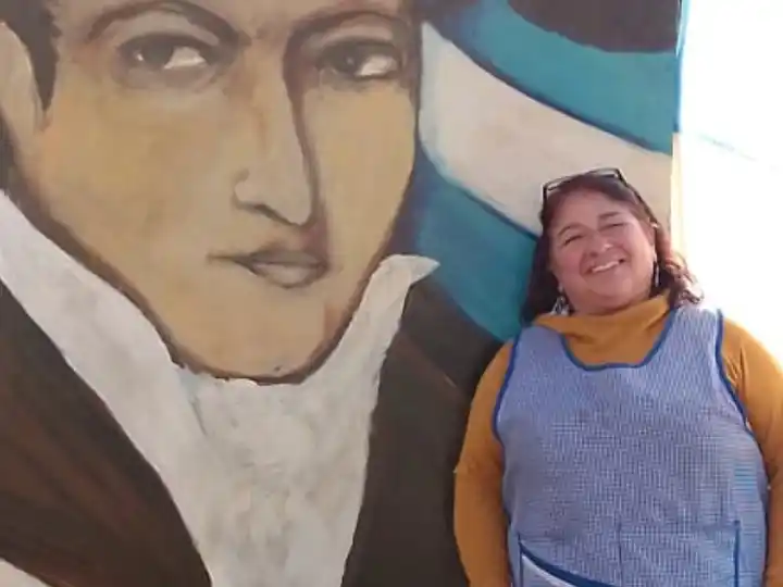 Labor. Social en escuelas e instituciones, desarrolló Andrea con mucho compromiso