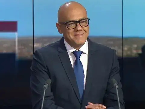 El presidente de la Asamblea Nacional venezolana, Jorge Rodríguez.