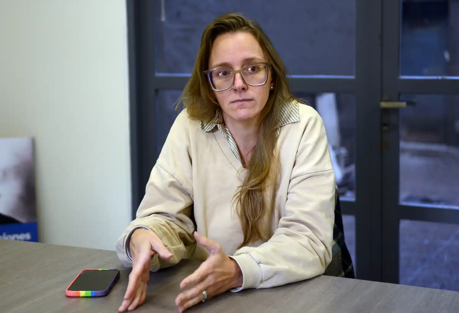 Cecilia Favier, madre de dos hijos y doula, contó sus experiencias de parto y de acompañamiento a otras mujeres.