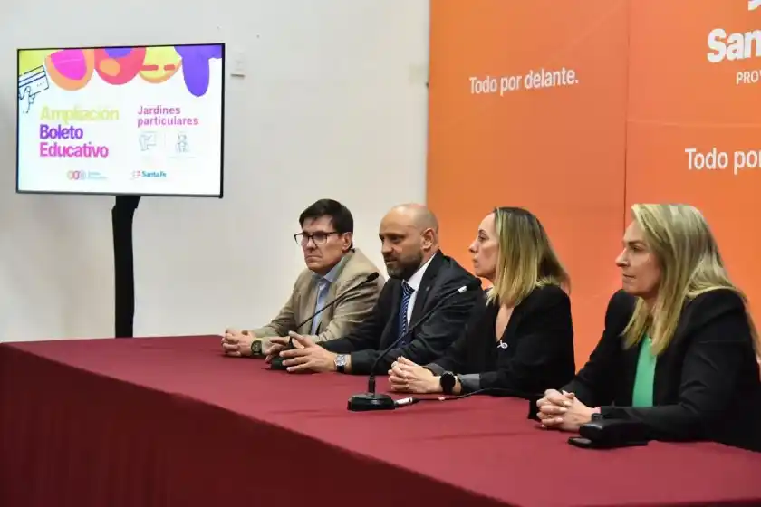 El Boleto Educativo ya alcanza a los docentes y asistentes particulares de jardines de infantes particulares en Rosario