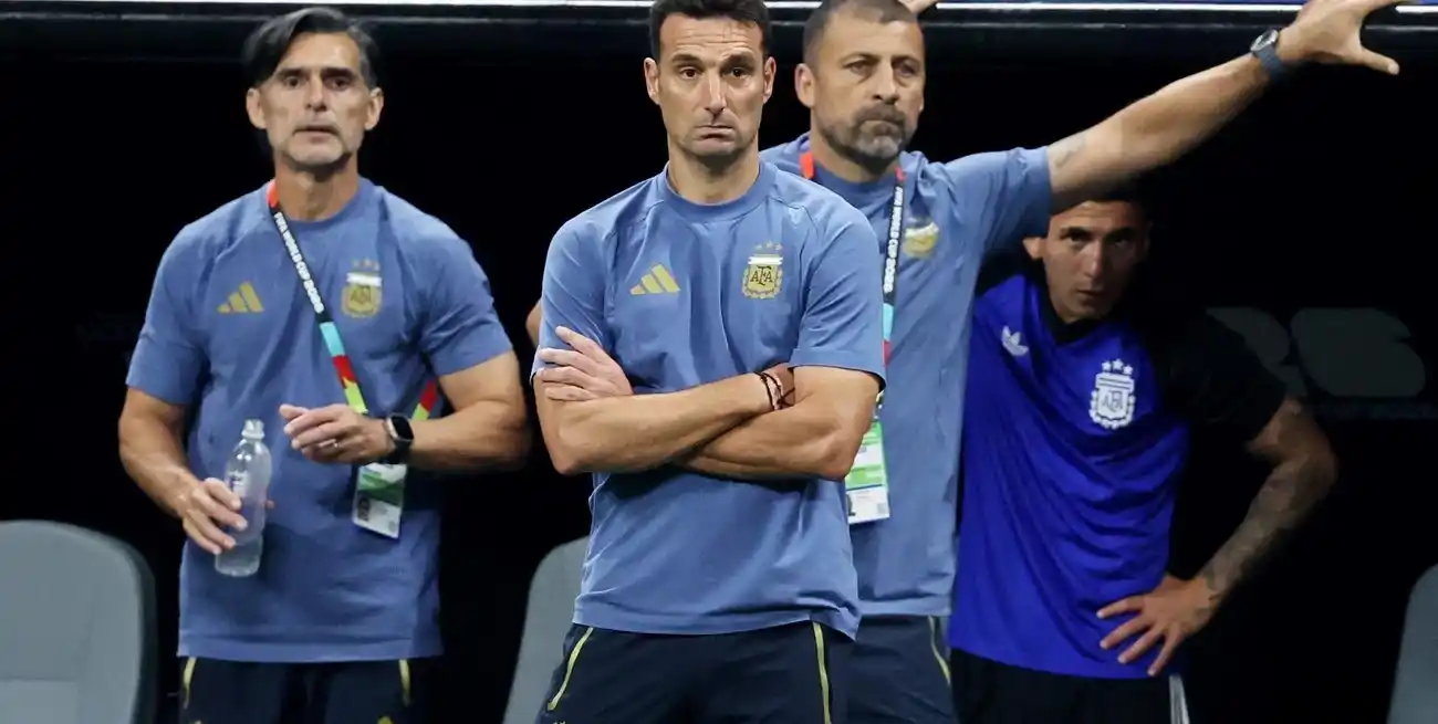 Lionel Scaloni dirigirá su segunda final consecutiva en una Copa del Mundo. Foto: Reuters