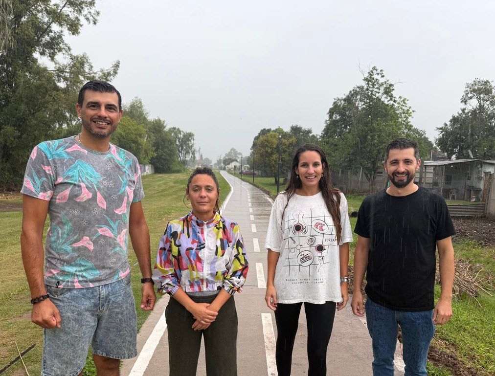 Concejales recorrieron la nueva ciclovía del Ferrocarril Belgrano y recordaron un pedido pendiente en barrio Italia