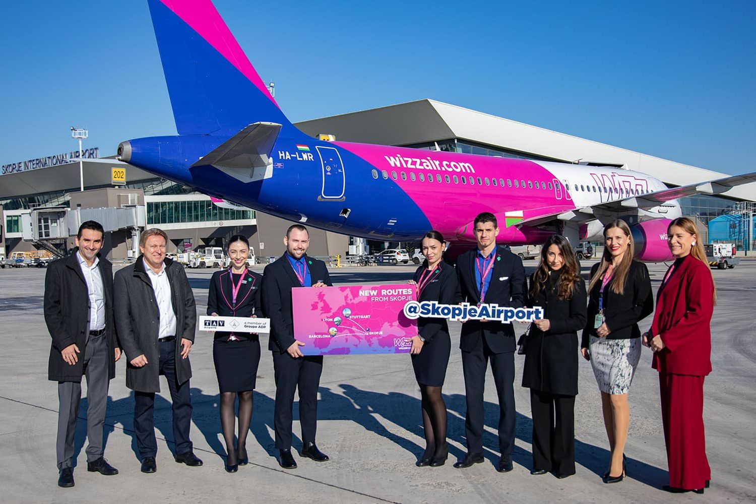 Wizz Air será la única aerolínea en volar entre Macedonia del Norte y España