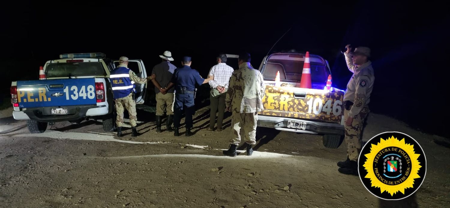 Dos hombres detenidos por presunto abigeato: hallaron restos de animal faenado y herramientas en su poder