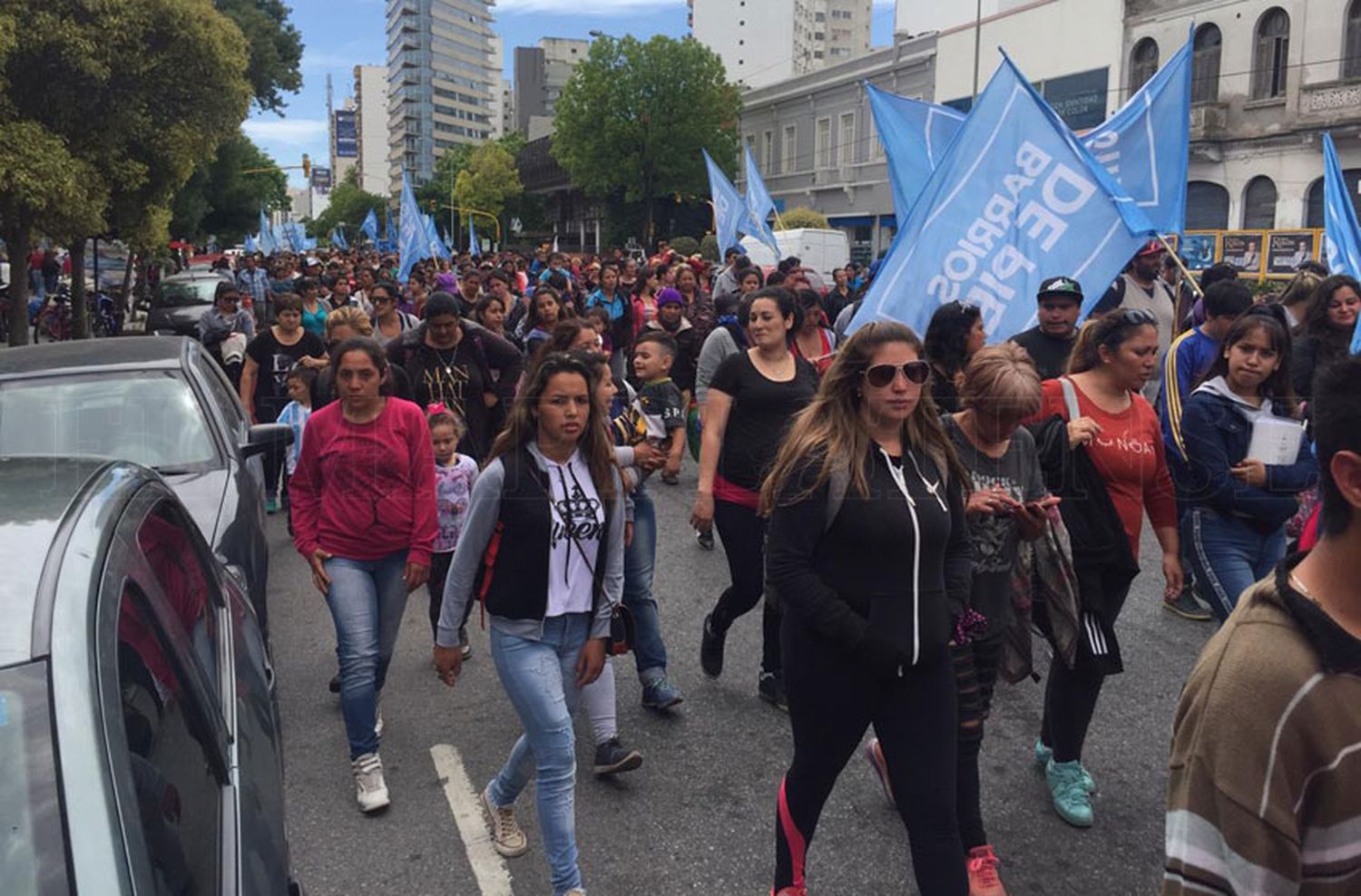 Un miércoles de movilización, ollas populares y acampe en Anses