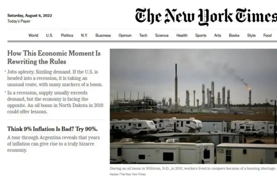 The New York Times comparó la inflación de EEUU con la argentina: "¿Creés que un 9% es malo? Probá con el 90%"