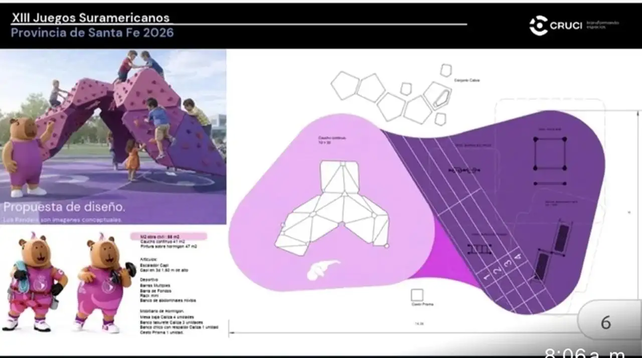 Rafaela tendrá la “Capi Plaza”, un nuevo espacio recreativo junto al Velódromo Cubierto - 3