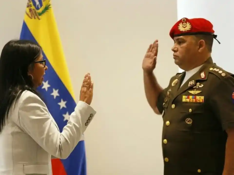 Delcy Rodríguez nombró a Gustavo Enrique González López como nuevo comandante de la Guardia de Honor Presidencial. (Foto: redes)