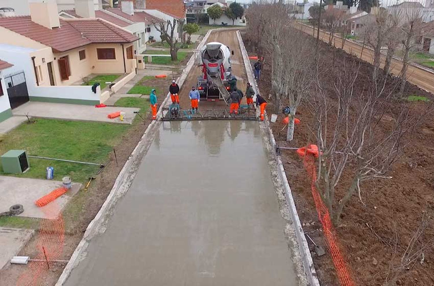 Balcarce: comenzó la obra de pavimentación en el barrio Ismael Milán