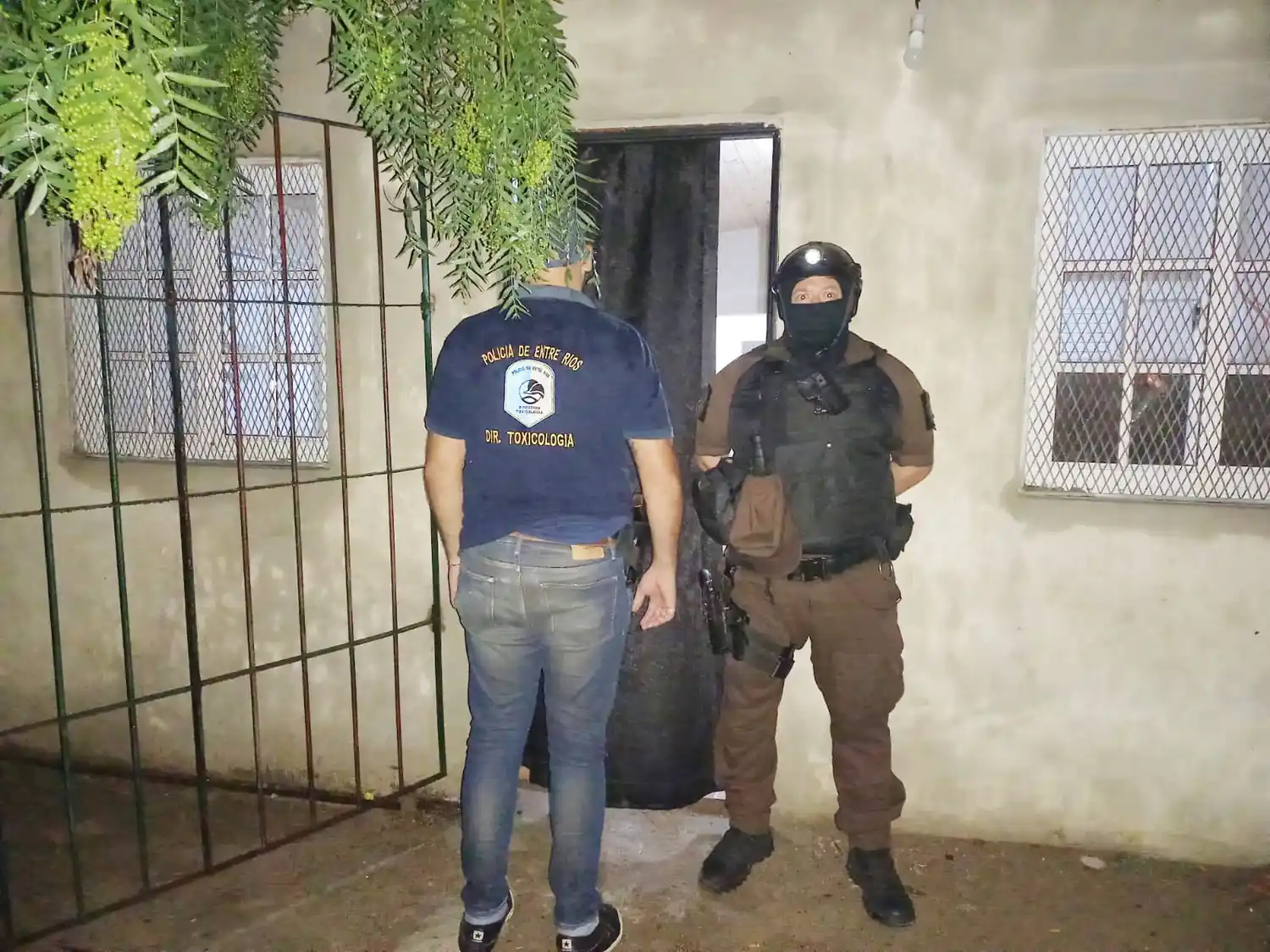 Allanamiento en Barrio Carretera La Cruz con secuestro de más de $440.000