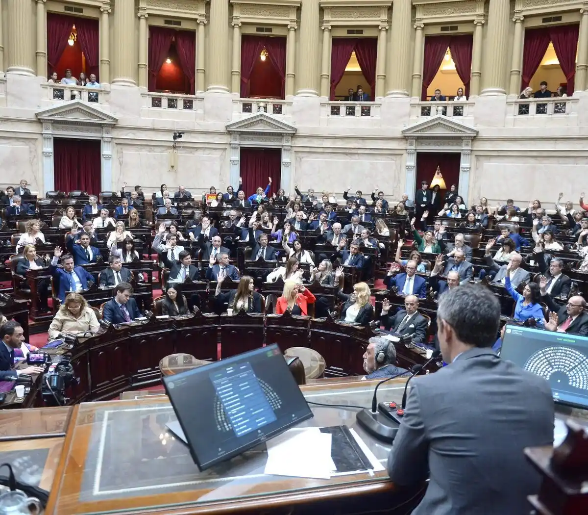 Milei inicia su primera gran batalle en el Congreso. Foto: Archivo.