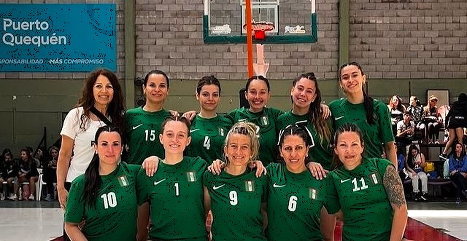 Campeonas. El elenco de Club Parque que se consagró en la Liga Federal de Cestoball