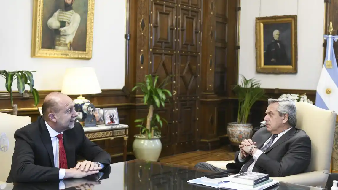 Perotti mantuvo una reunión con el presidente Alberto Fernández