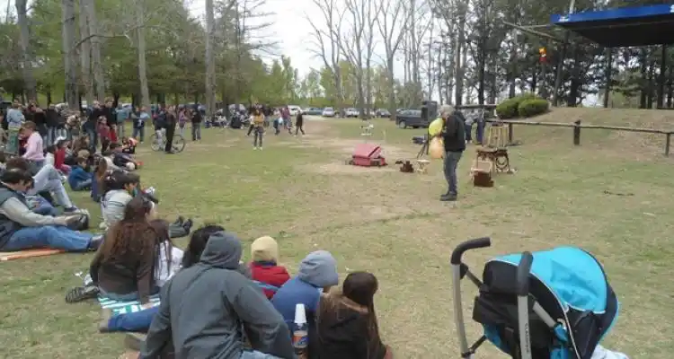 Clown en el Paseo Público