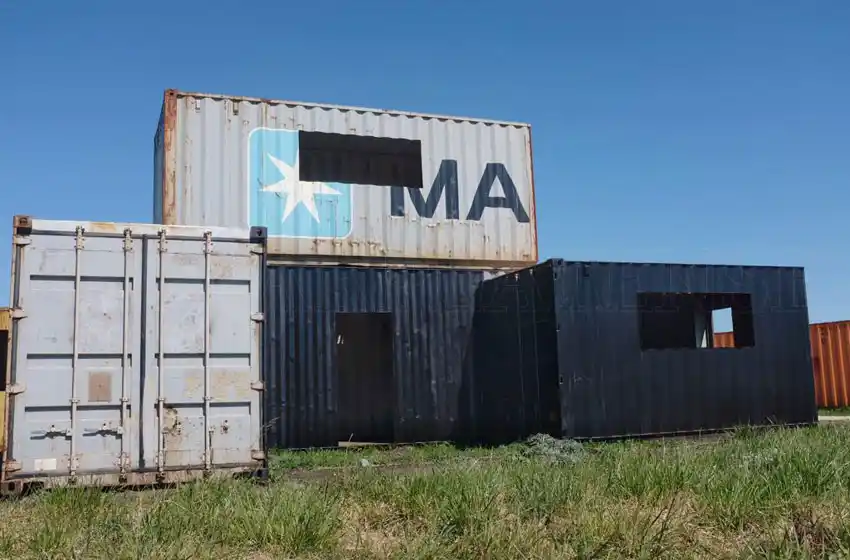 Contenedores: la nueva modalidad de casas en los barrios del sur de Mar del Plata