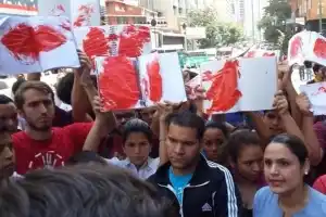 Estudiantes piden el fin del uso de fuerza en marchas en Venezuela