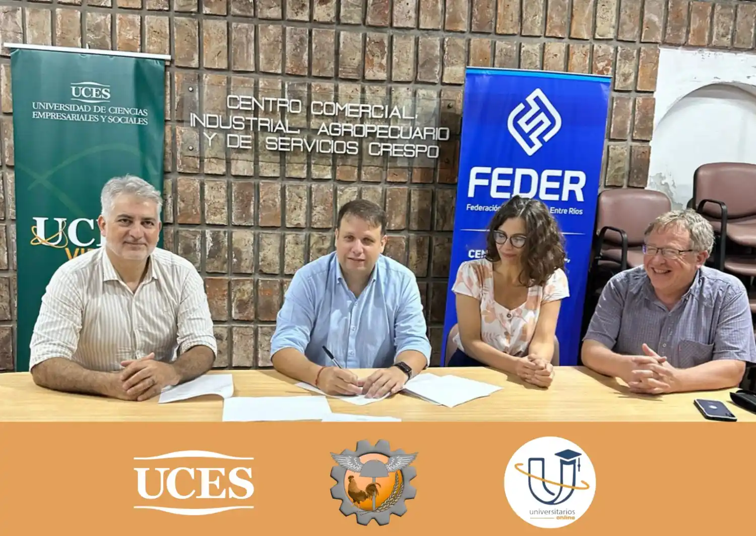 El Centro Comercial de Crespo amplía las oportunidades de capacitación con un nuevo convenio