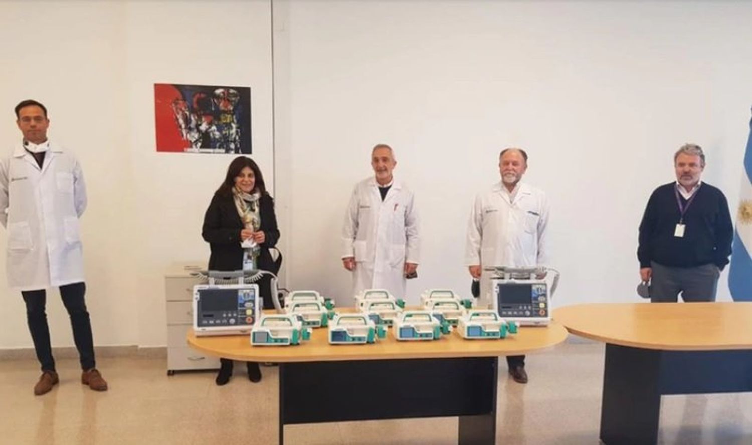 Parte del equipamiento donado por el capitán de la Selección Argentina 