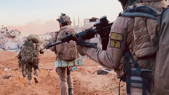 Arrecian los combates entre Israel y Hamas  en el sur de la Franja de Gaza