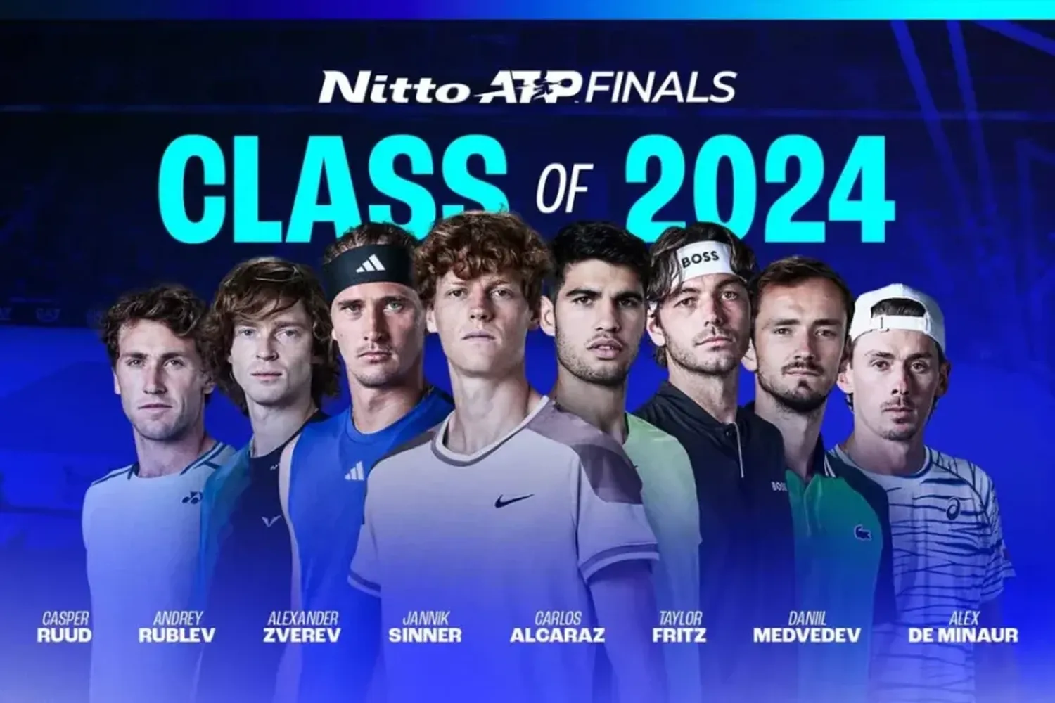 Se sortearon los grupos de las ATP Finals