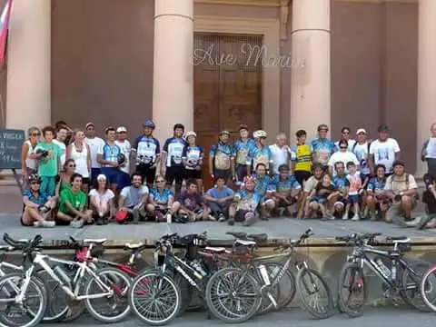 A pedalear con fe: lanzaron la quinta peregrinación en bici