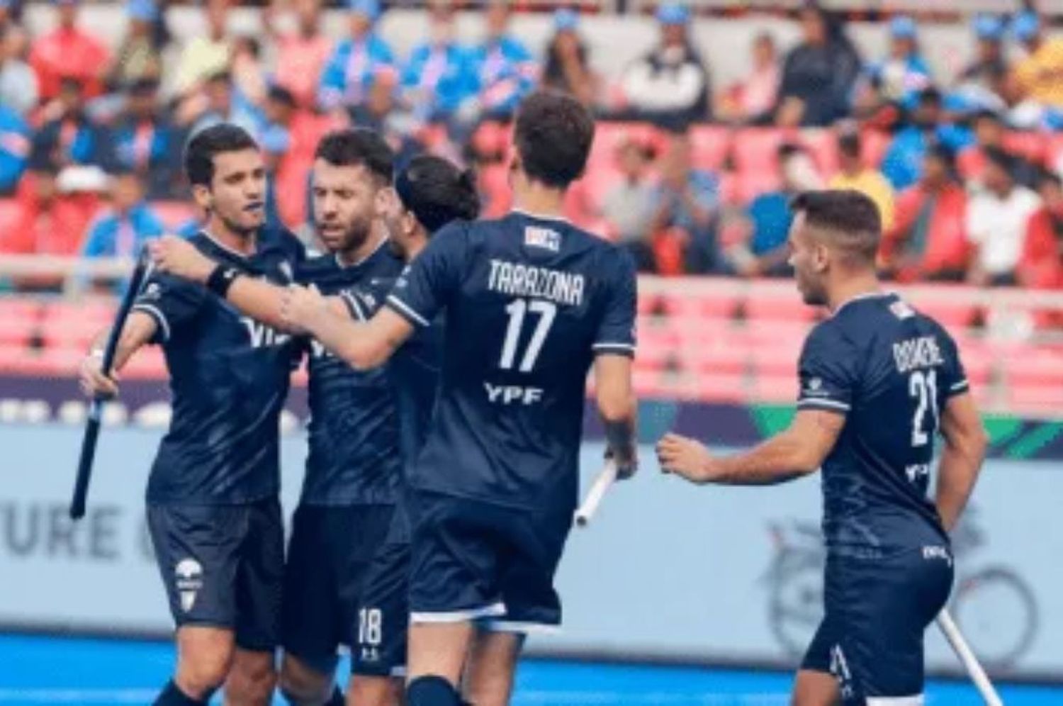 Los Leones empataron con Francia y clasificaron a octavos en el Mundial de Hockey