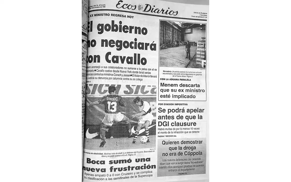 Viernes 18 de octubre de 1996