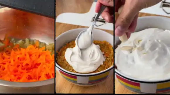 Torta de zanahorias en tazas con pocos ingredientes y en apenas 4 minutos (Video)