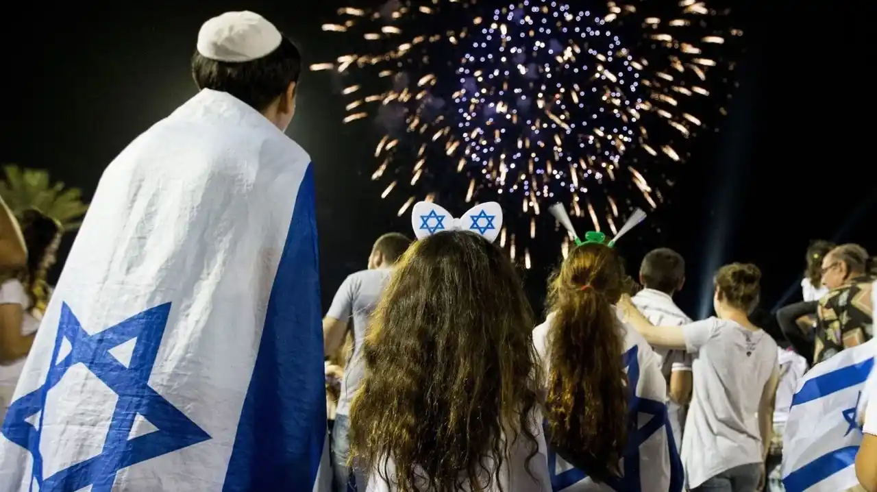Comenzaron los festejos por la Independencia de Israel. NA