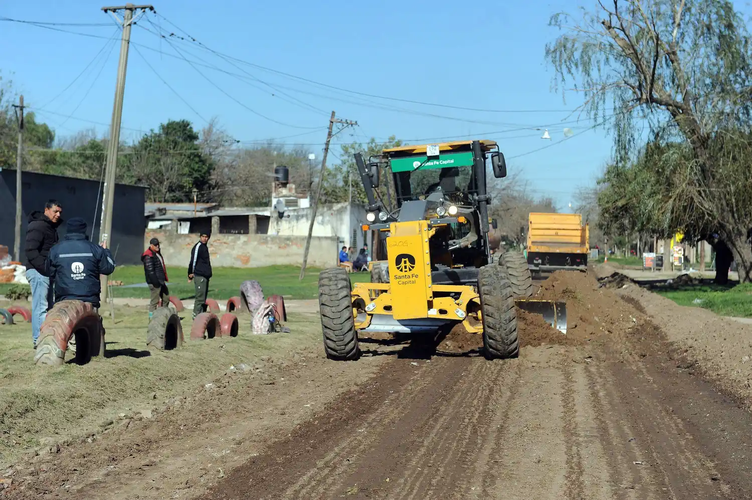 La Municipalidad de Santa Fe mejora las calles de barrio Estanislao López