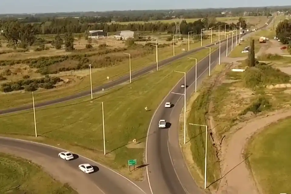 Se inaugurará la obra de iluminación de la rotonda de la Ruta 226 y 30
