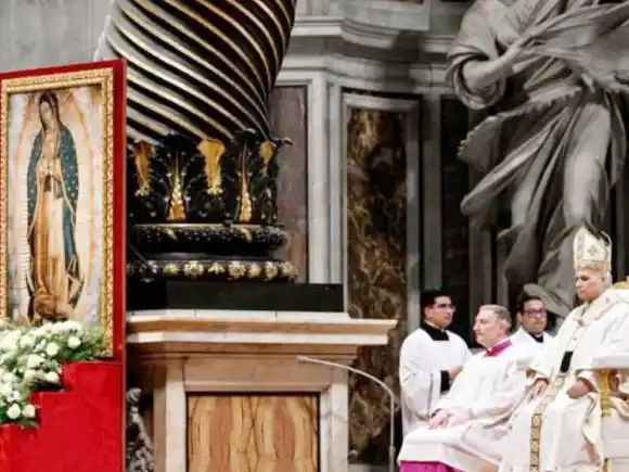 León XIV en la misa de la Virgen de Guadalupe: Madre que une y lleva alegría