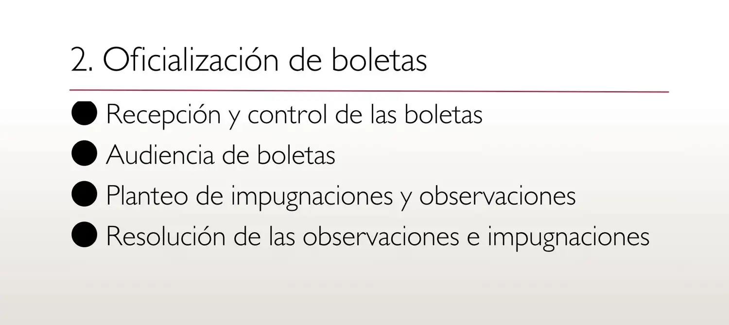 Informe presentado por la Junta Electoral en la Legislatura.