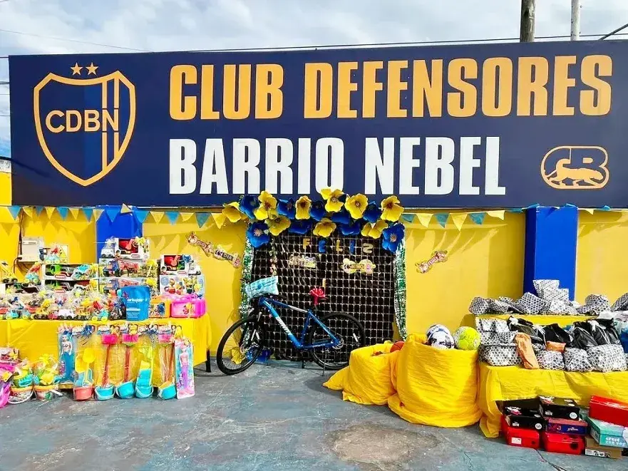 El Club Defensores del Barrio Nebel celebró el Día del Niño con una jornada en familia