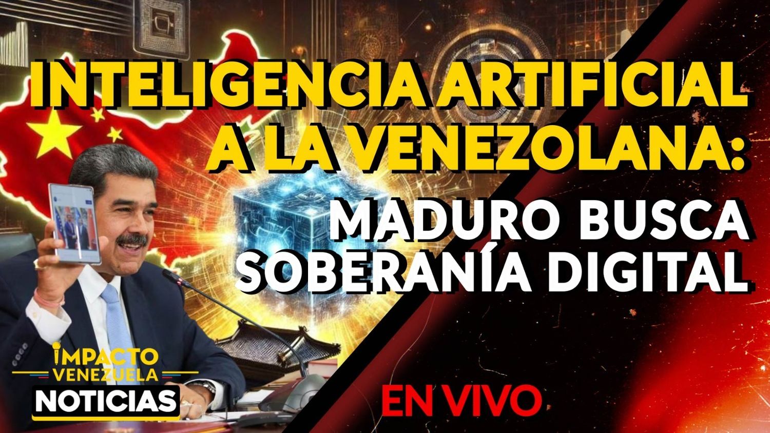 INTELIGENCIA ARTIFICIAL A LA VENEZOLANA: Maduro busca soberanía digital - VIDEO