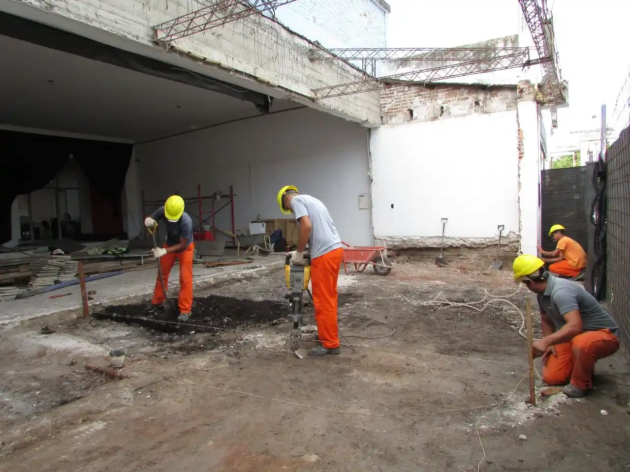 Completan la refacción de la Sala Eva Perón para transformarla en un auditorio