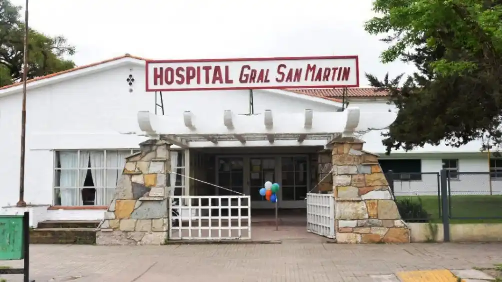 Ramiro Huber analiza la respuesta del Hospital General San Martín frente al Covid-19. Foto: Gentileza