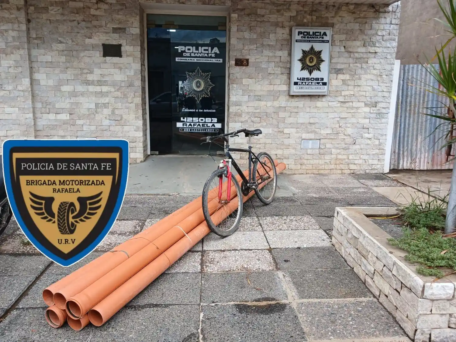 “Con las manos en la masa”: atraparon a un hombre robando en obra en construcción